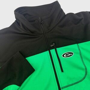 Drake Waterfowl 1/4 Zip‎ Mens Pullover Long Sleeve Performance Fits Like Medium